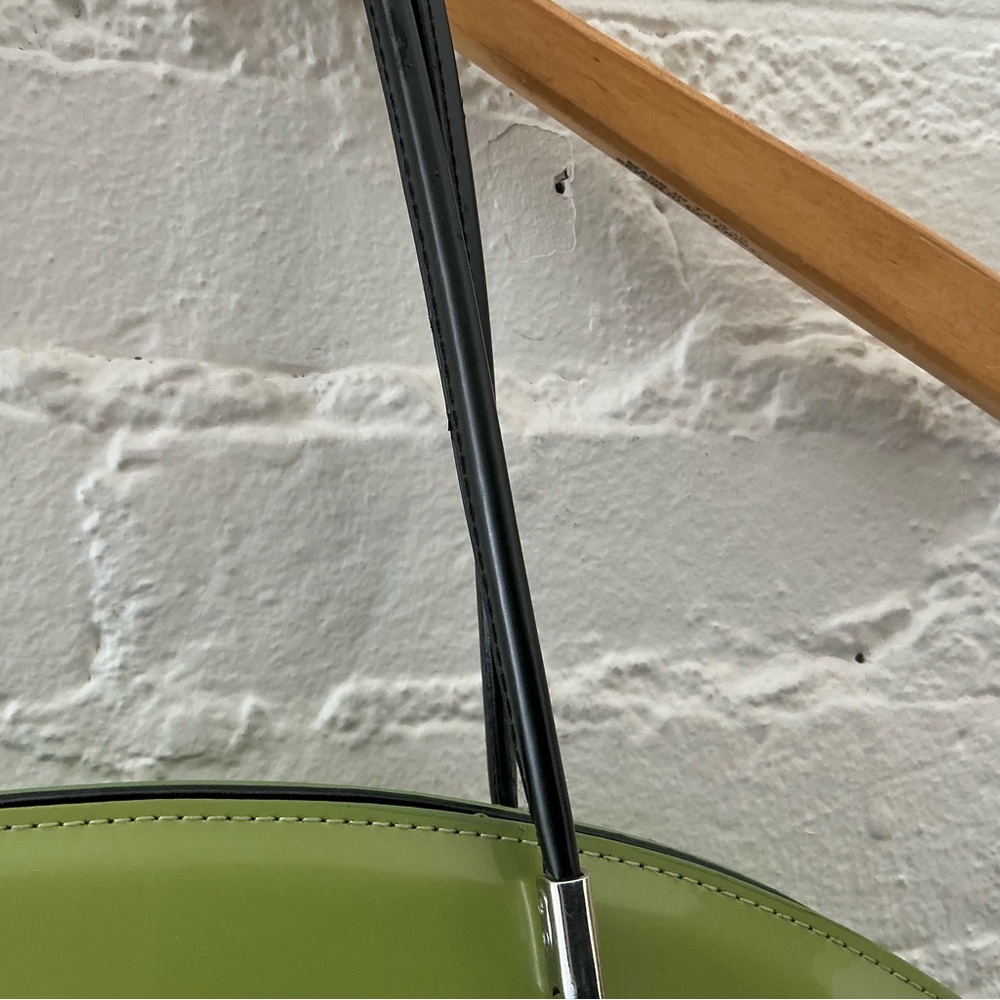 Beijo London Over The Moon Patent Green Shoulder Bag Y2K Vintage Holiday Party - Picture 2 of 14